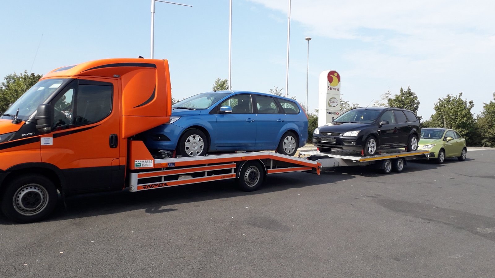 Эвакуатор с прицепом